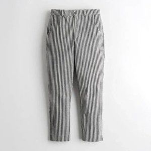Stretch Ultra High-Rise Taper Pants - Grey Stripe - Size M